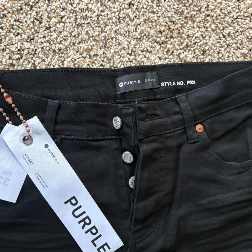 Purple Brand Black Denim Jeans Fe75 2