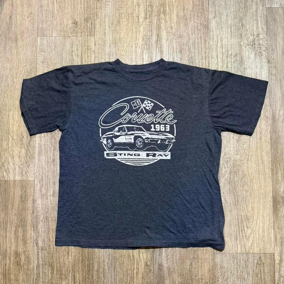 Black Corvette Stingray Racing Tee