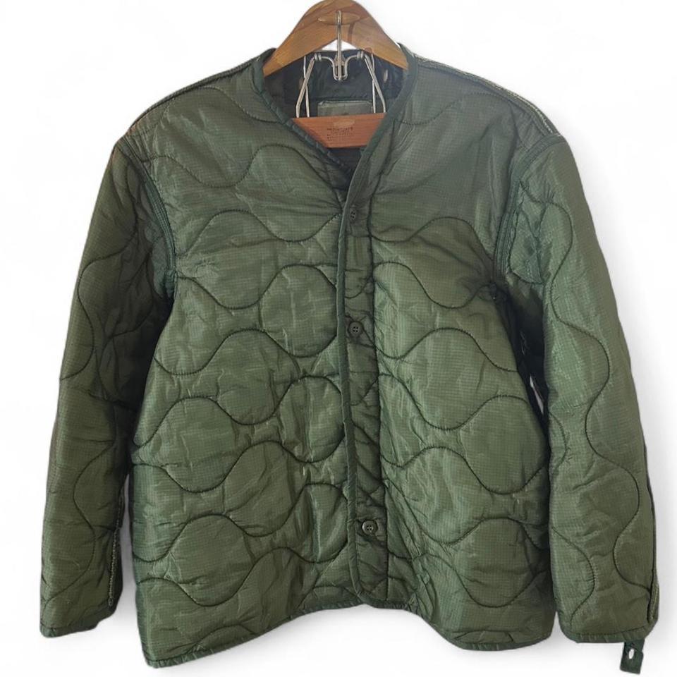Vintage Green Military Puffer Usgi 6454 6