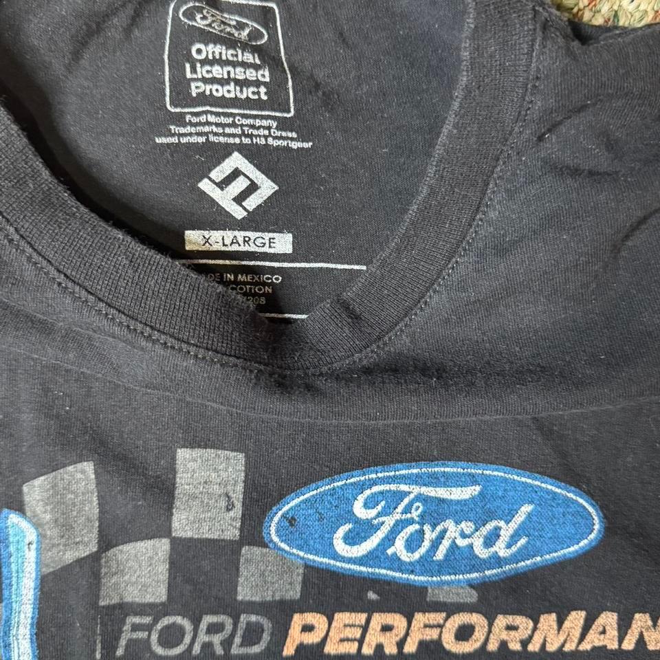 Black Ford Mustang Performance T Shirt 2
