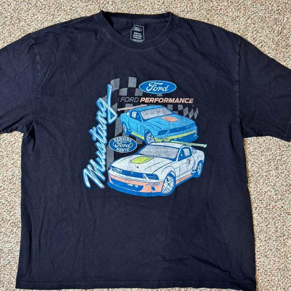 Black Ford Mustang Performance T Shirt