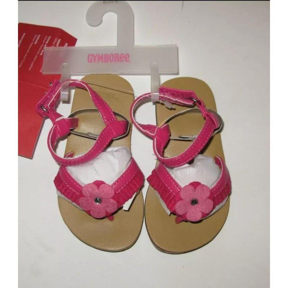 Gymboree Girls Magenta Pink Flipflop 2