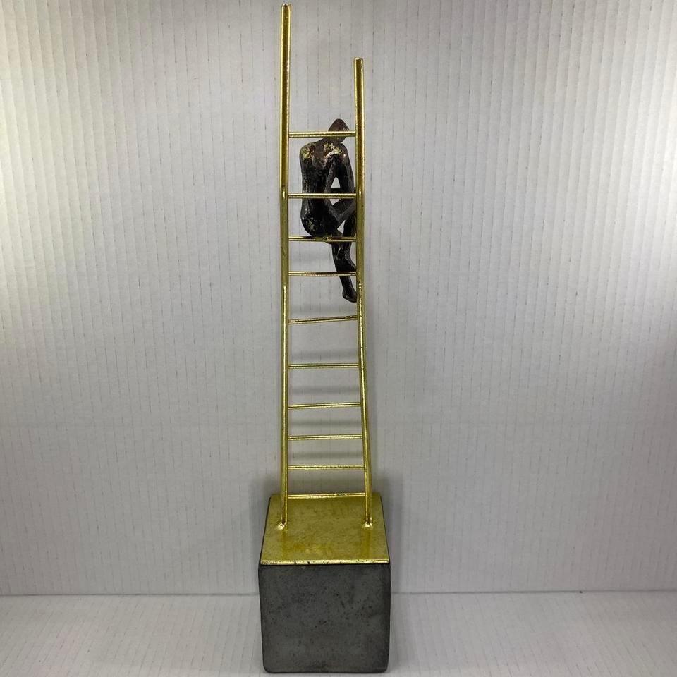 Gold And Black Bronze Statue 4