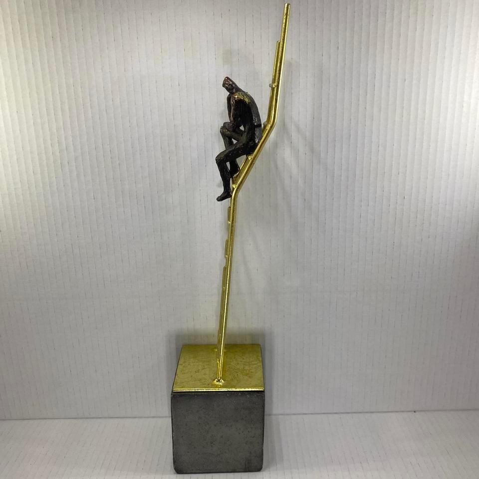 Gold And Black Bronze Statue 5