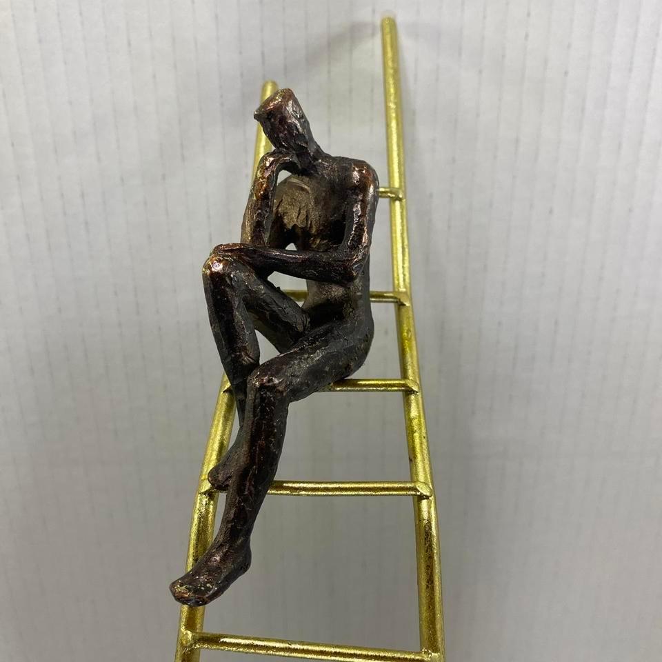 Gold And Black Bronze Statue 6