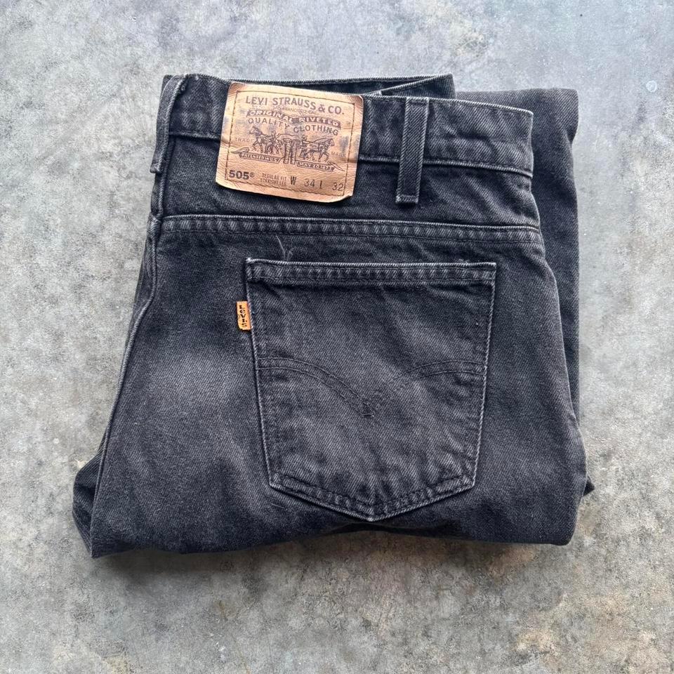 True Vintage 70s Black Levis Ff58