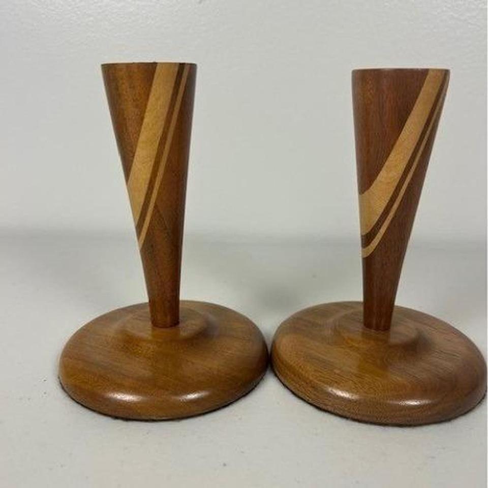 Vintage Mid Century Modern Inlaid 33ba 2