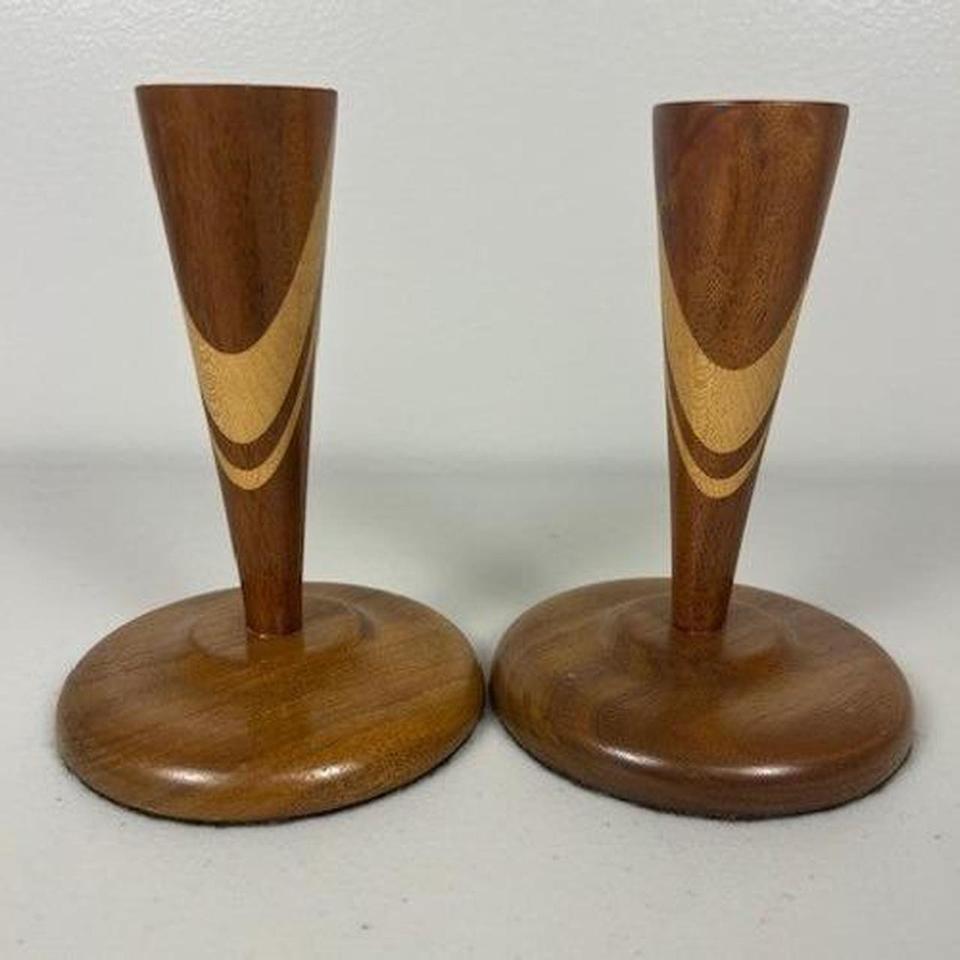 Vintage Mid Century Modern Inlaid 33ba