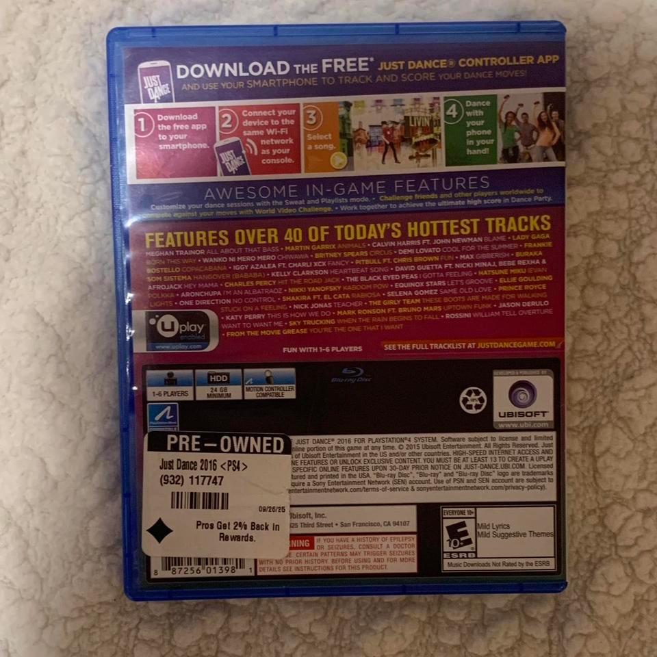 Just Dance 2016 Ps4 Game F928 3