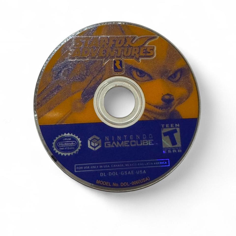 Rare Starfox Adventures Gamecube Disc