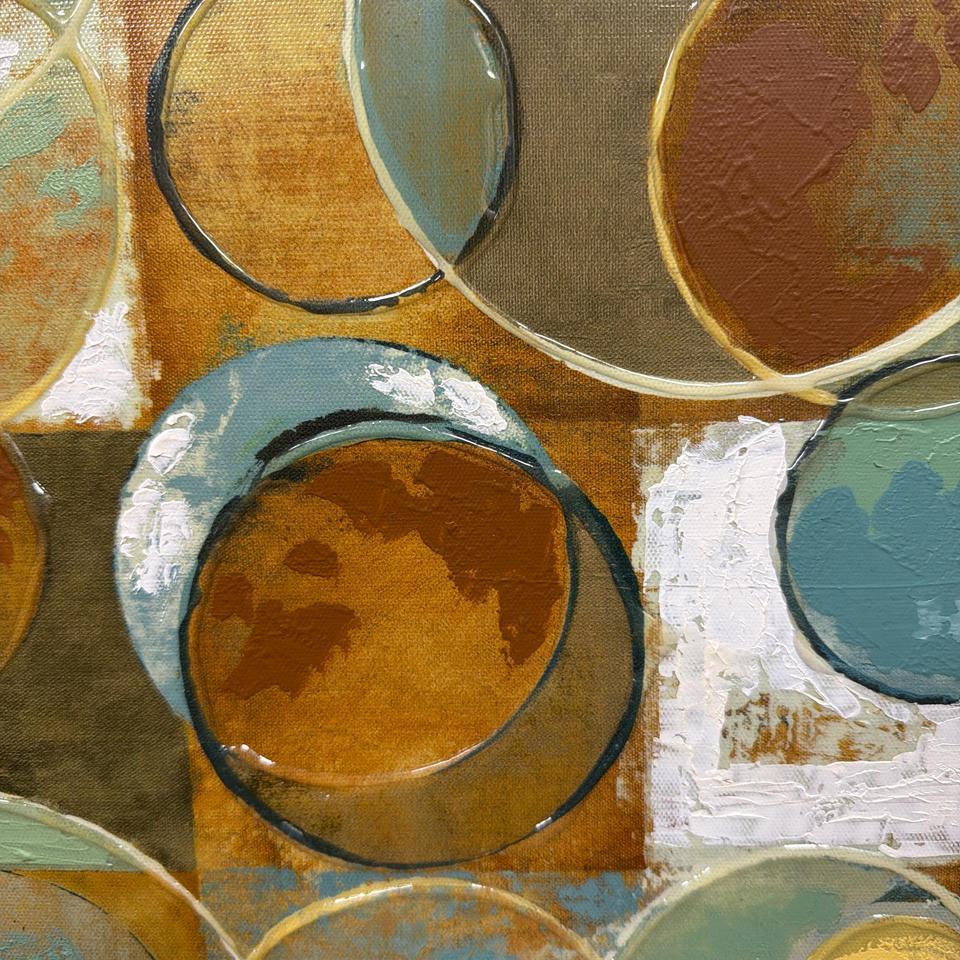 Set Of 2 Abstract Art D23f 7