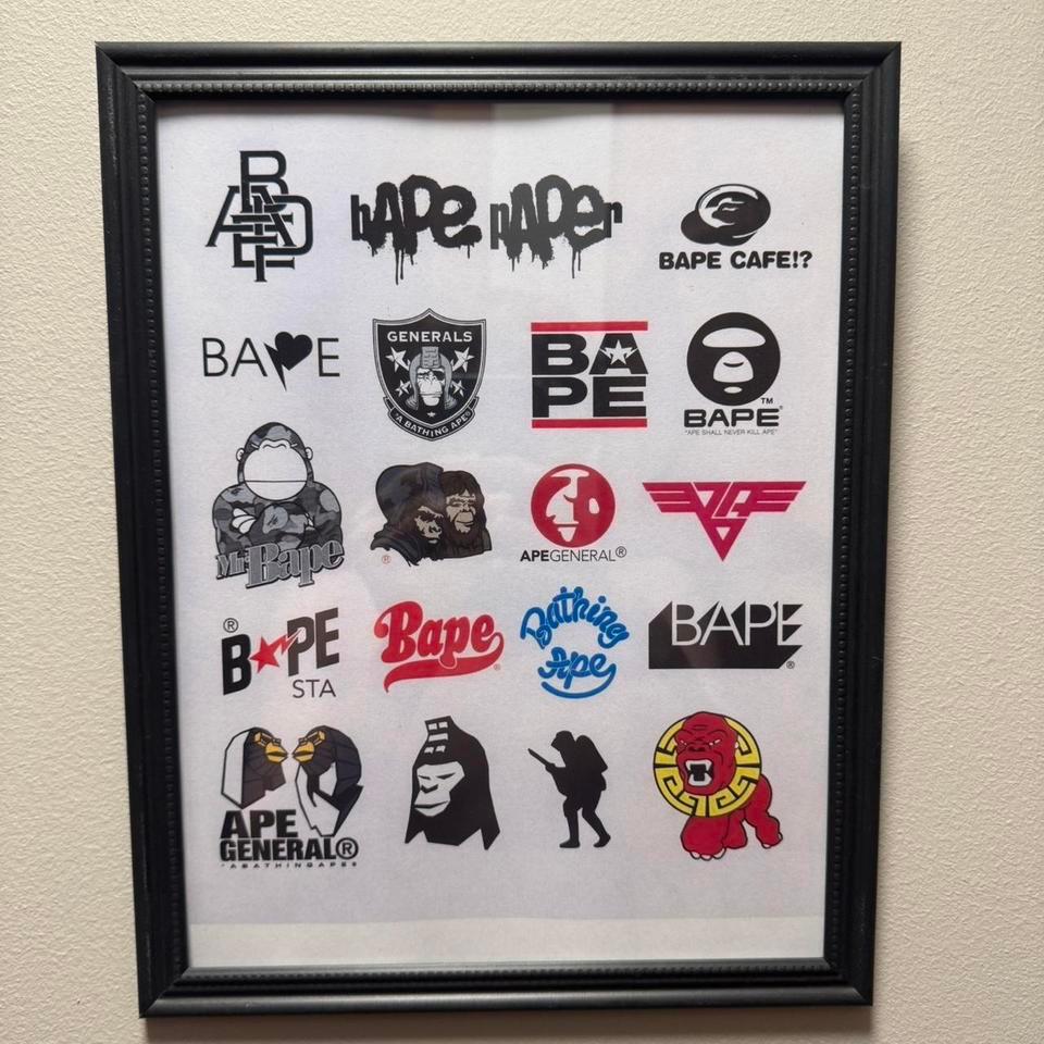 Bape Poster 8x10 Frame Is 097f