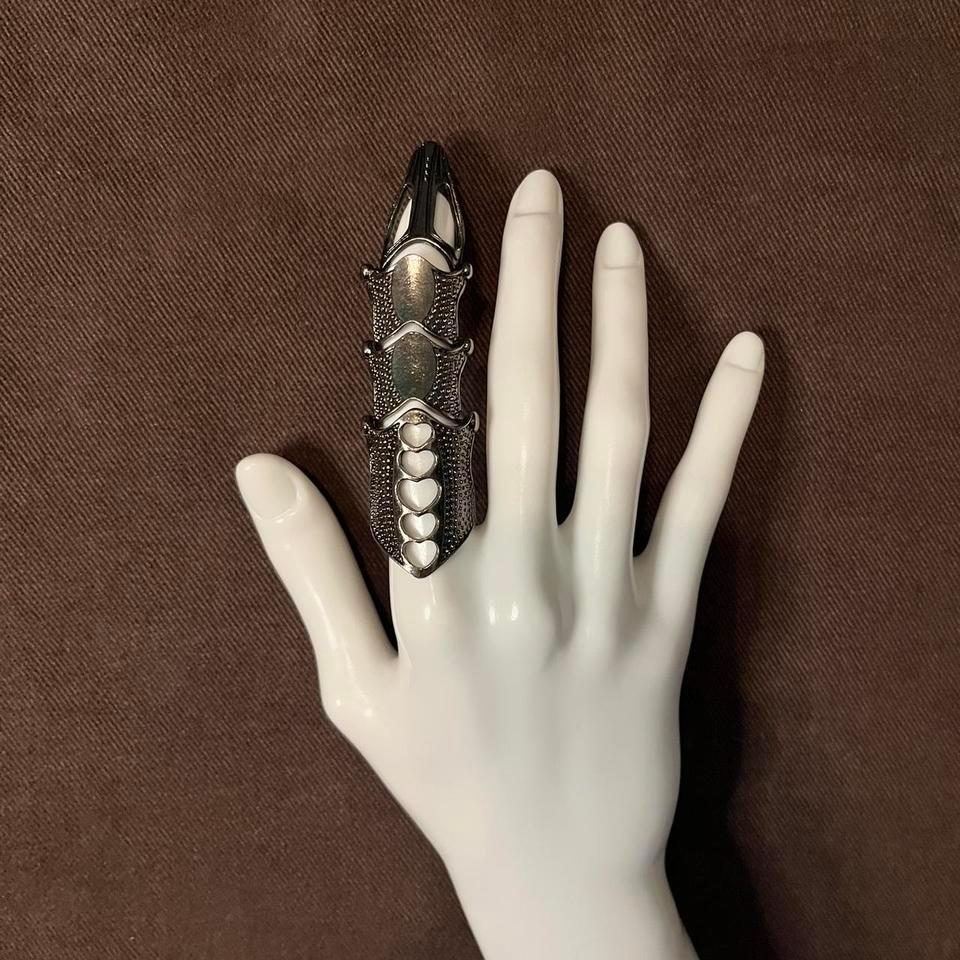 Silver Dark Grey Metal Armor 9603