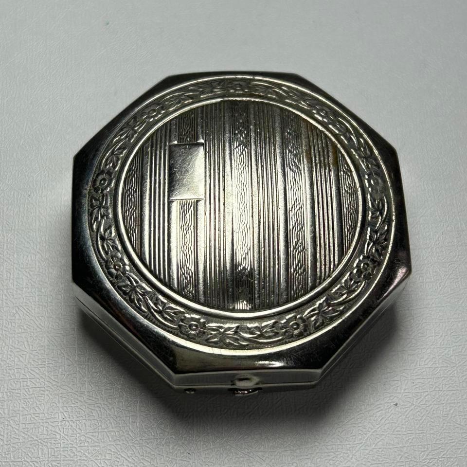 Art Deco Silver Plated Octagonal