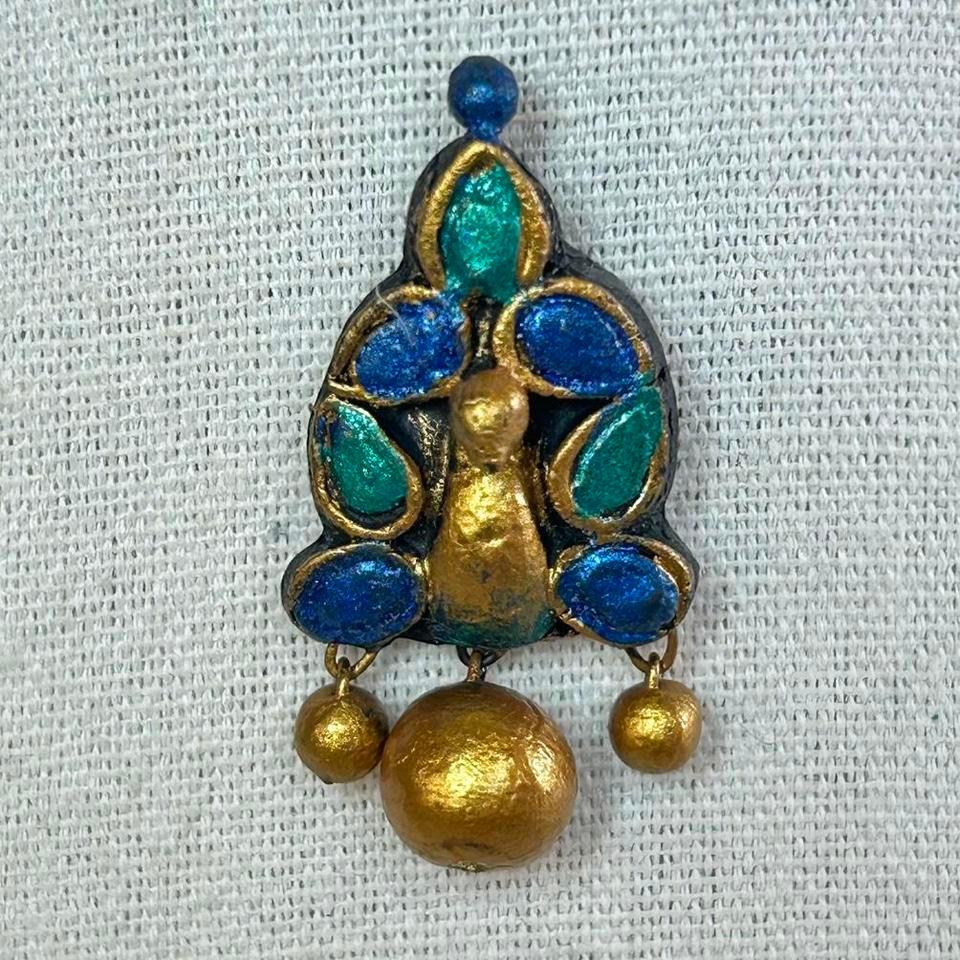 Unique Blue Green And Gold 4664