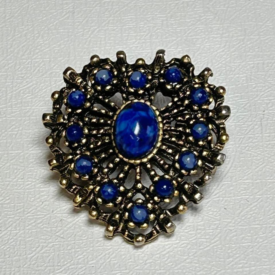 Blue Cabochonstones And Antiqued Gold 062f 4