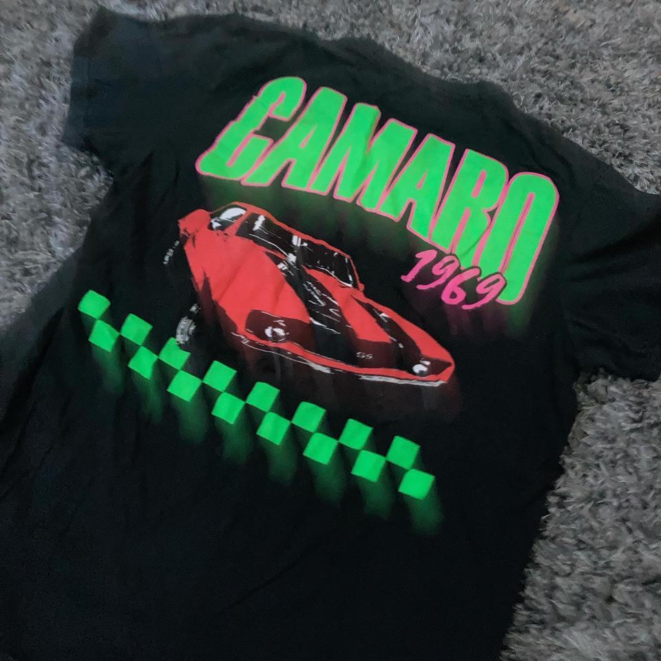 Black Chevrolet Camaro Tee Shirt 4