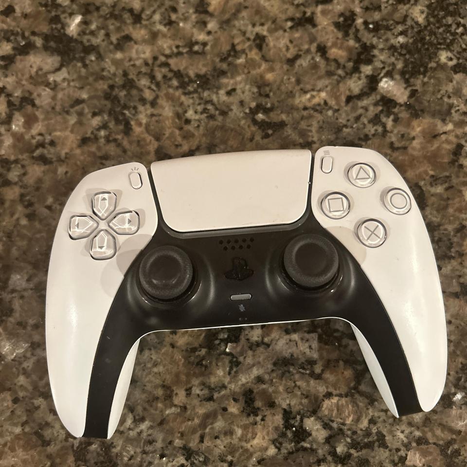 White Playstation 5 Controller Barely