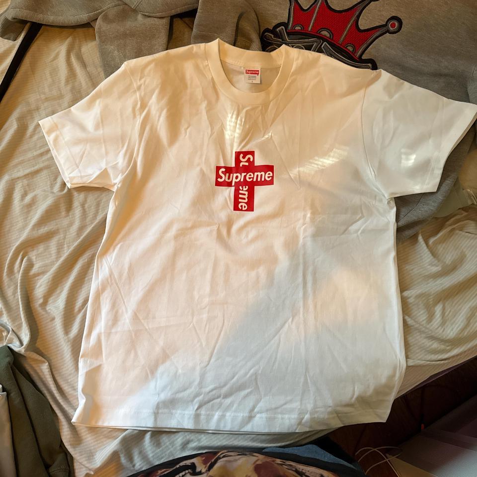 Supreme Boxlogo Cross White Tee