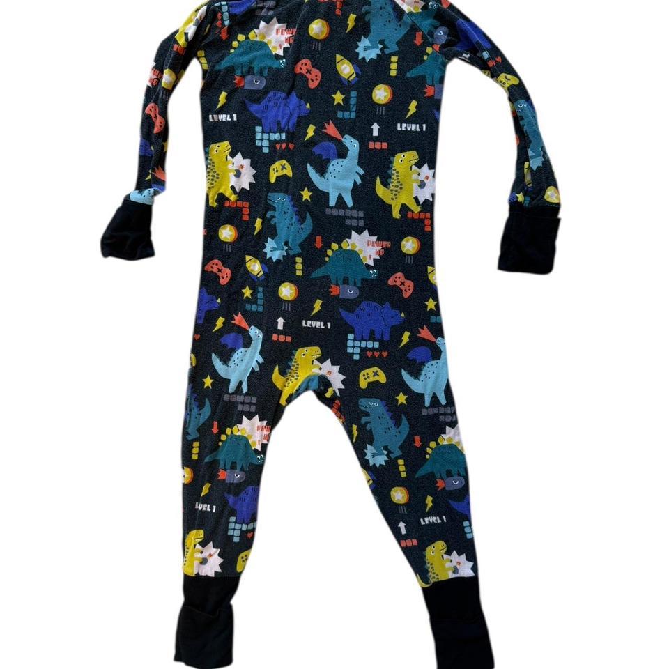 The Sleepies Multicoloured Dinosaur Onesie 0051 2