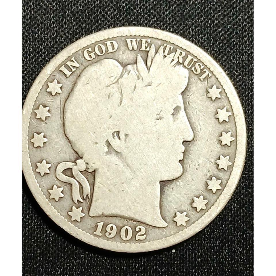 1902 S Barber Silver Half Ecff