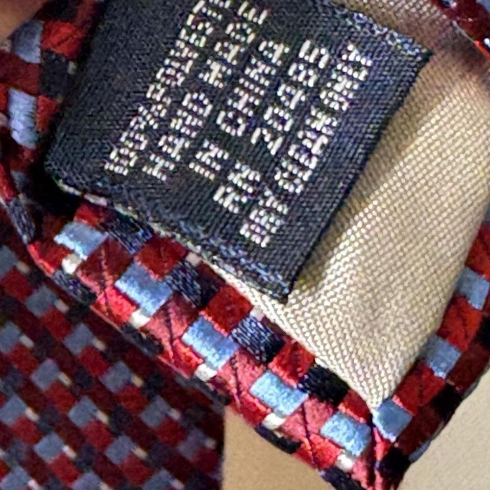 Hickey Freeman Silk Tie Red 42e4 6
