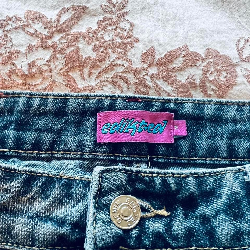 Low Rise Blue Edikted Baggy Jeans Dda0 2