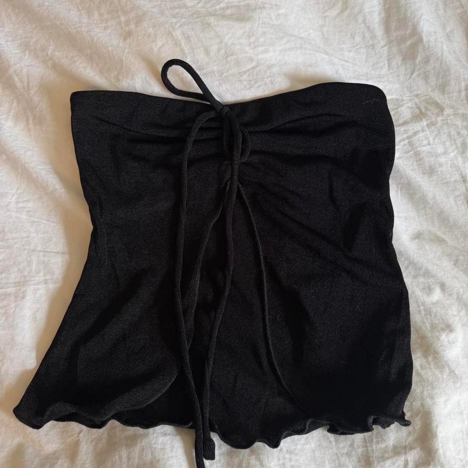 Black Edikted Tube Top With 53c0