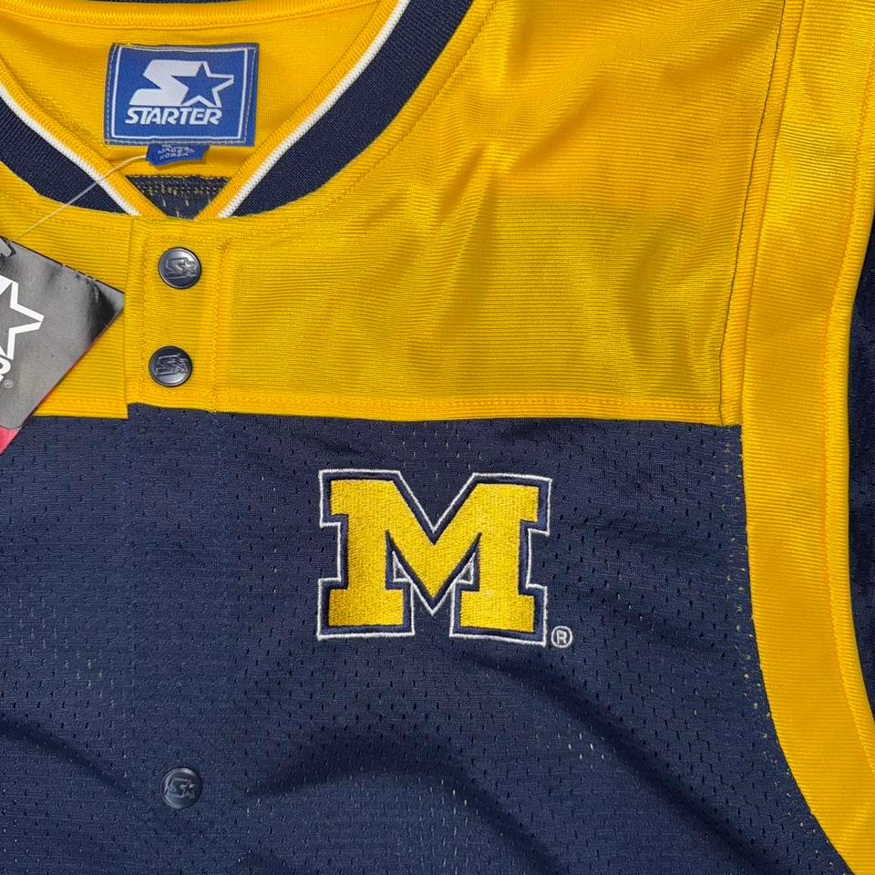 Vintage Starter Michigan Wolverines Warmup 2
