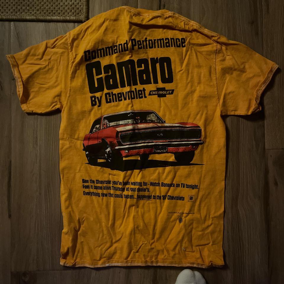Yellow Chevrolet Camaro Racing Tee 2