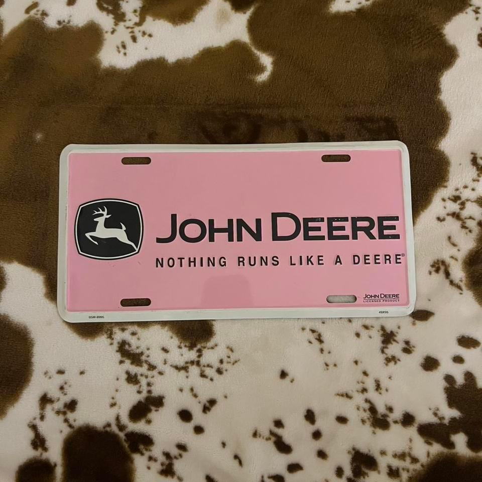 John Deere Front Vehicle Plate Bae0