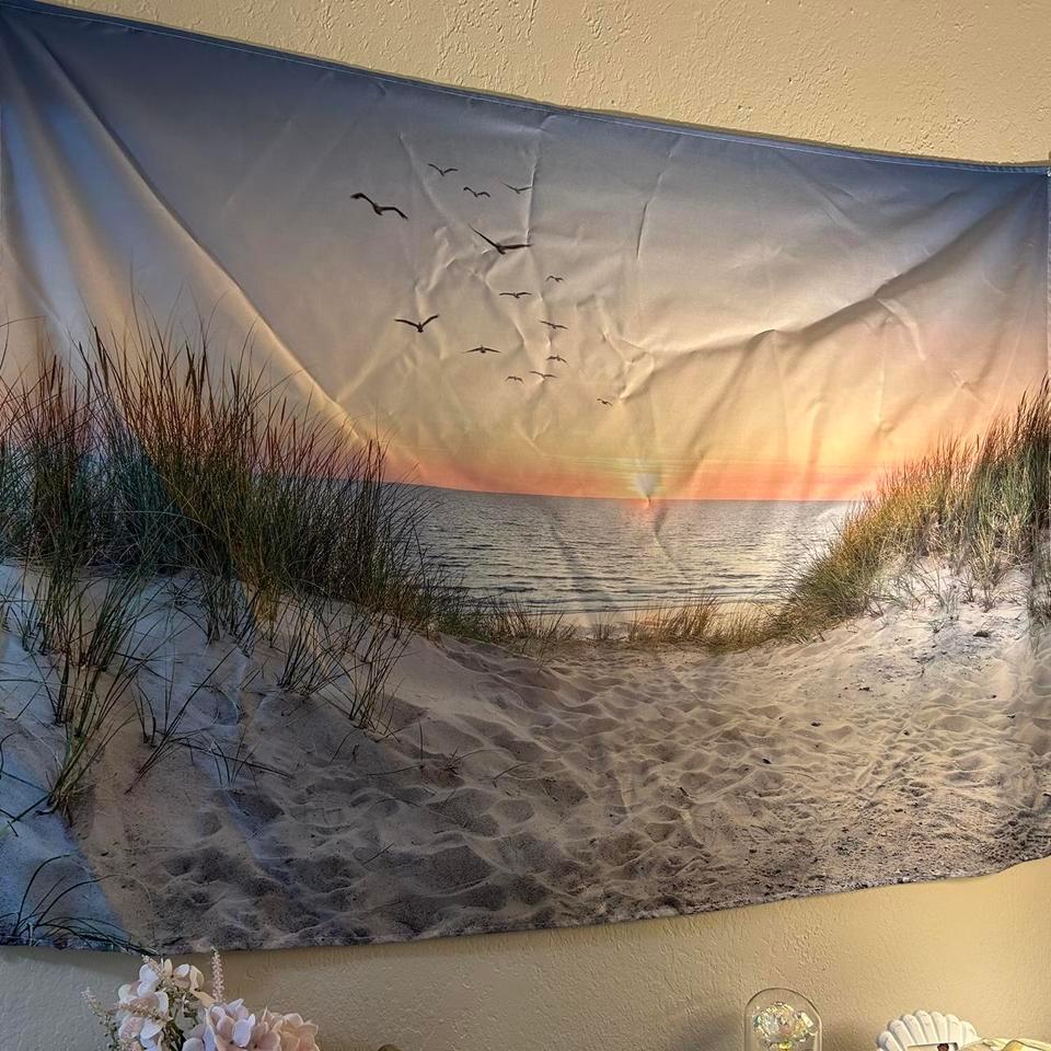 Beach Sunset Tapestry Beachy Summer 7b65 2