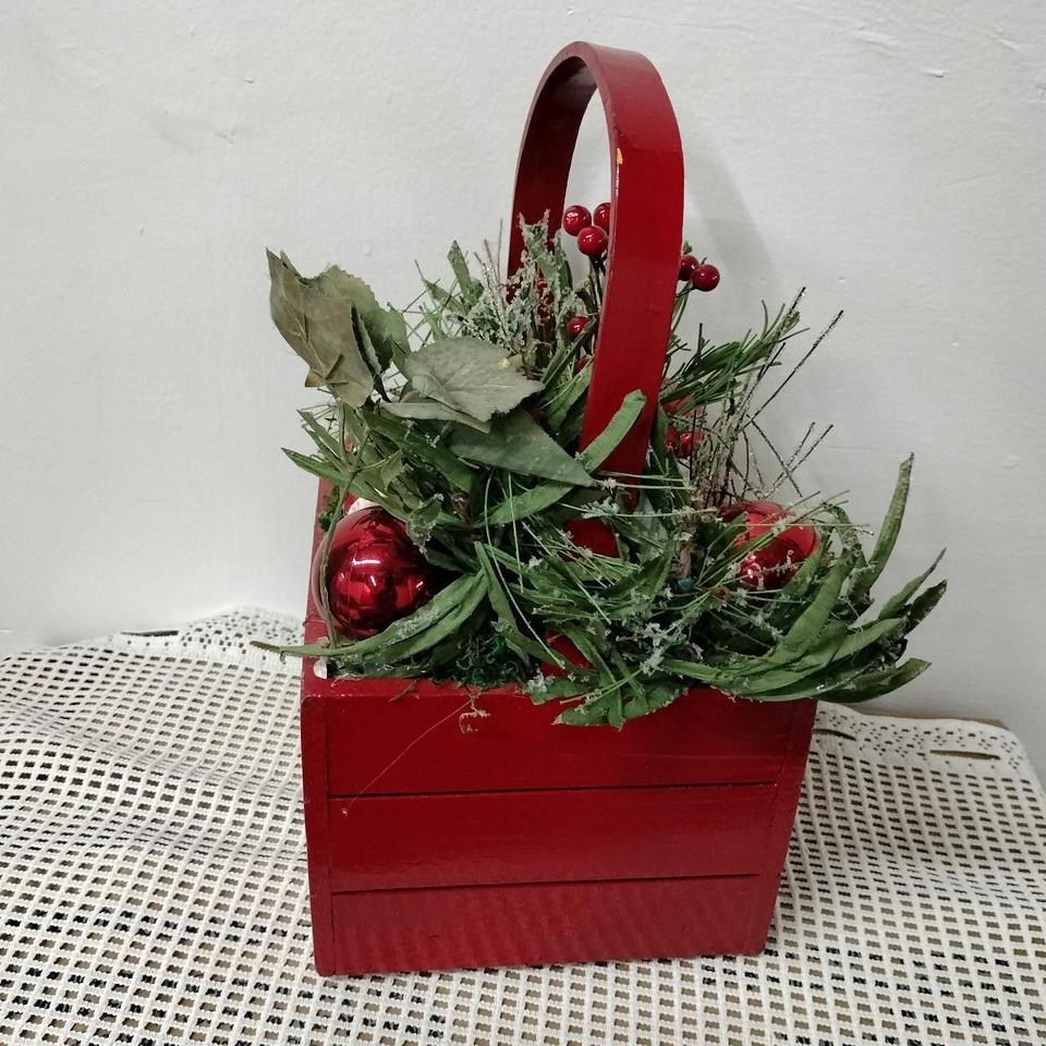 Seasonal Handmade Holiday Floral Wooden 5
