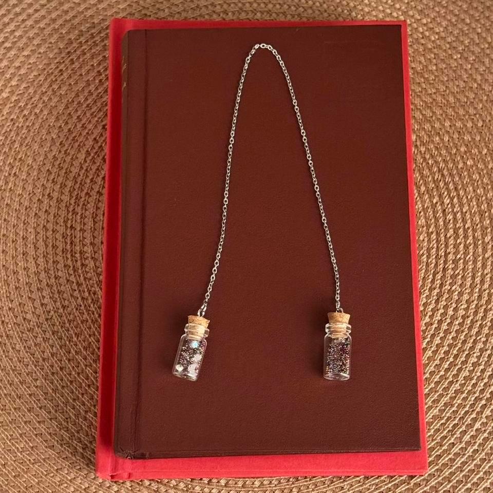 Beads In Mini Glass Bottle