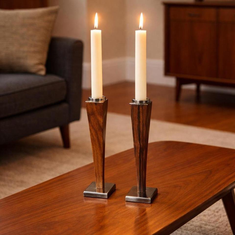 Vintage Mid Century Modern Wood E14f
