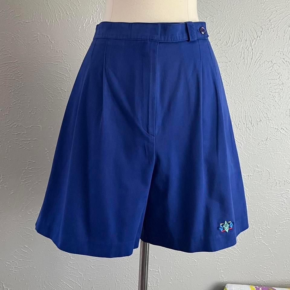 Vintage 80s 90s Bright Blue 87e5