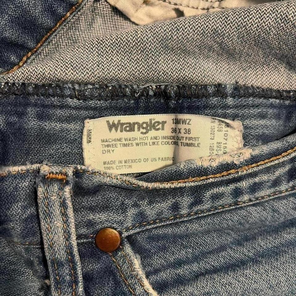 Wrangler 13mwz Cowboy Cut Distressed 3774 6