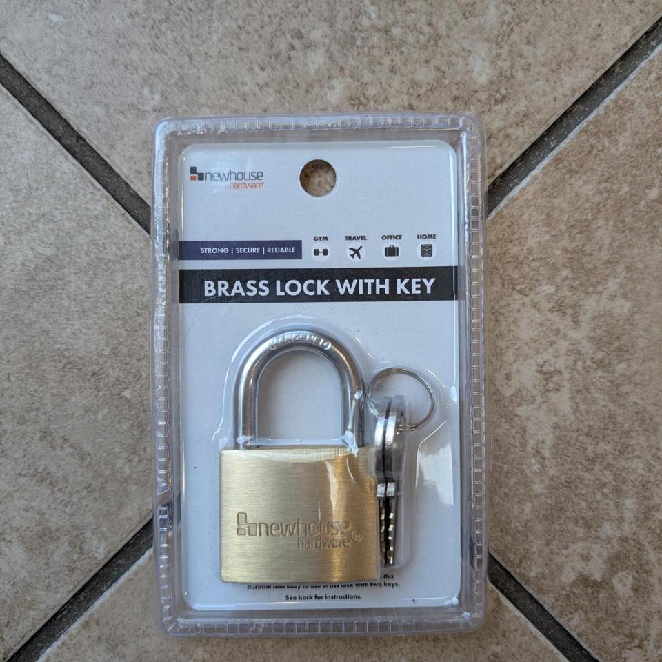 Heavy Duty Brass Lock With 2 3