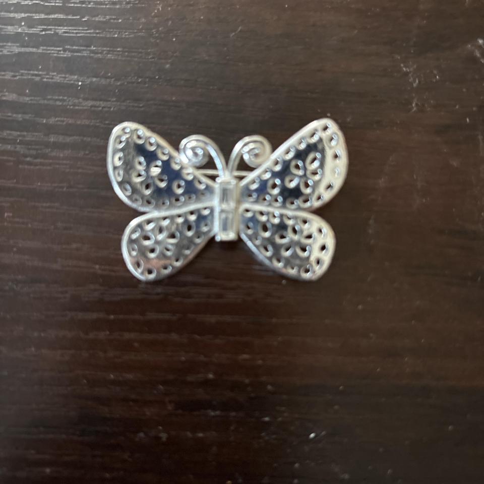 Silver Butterfly Pin Pin Af69