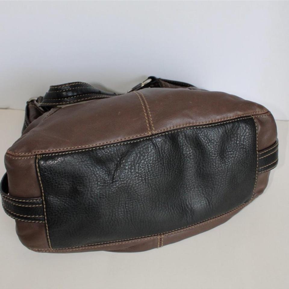 Tignanello Brown Leather Hobo Shoulder 6