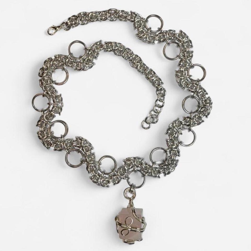 Byzantine Snake Chainmaille Choker Necklace B642