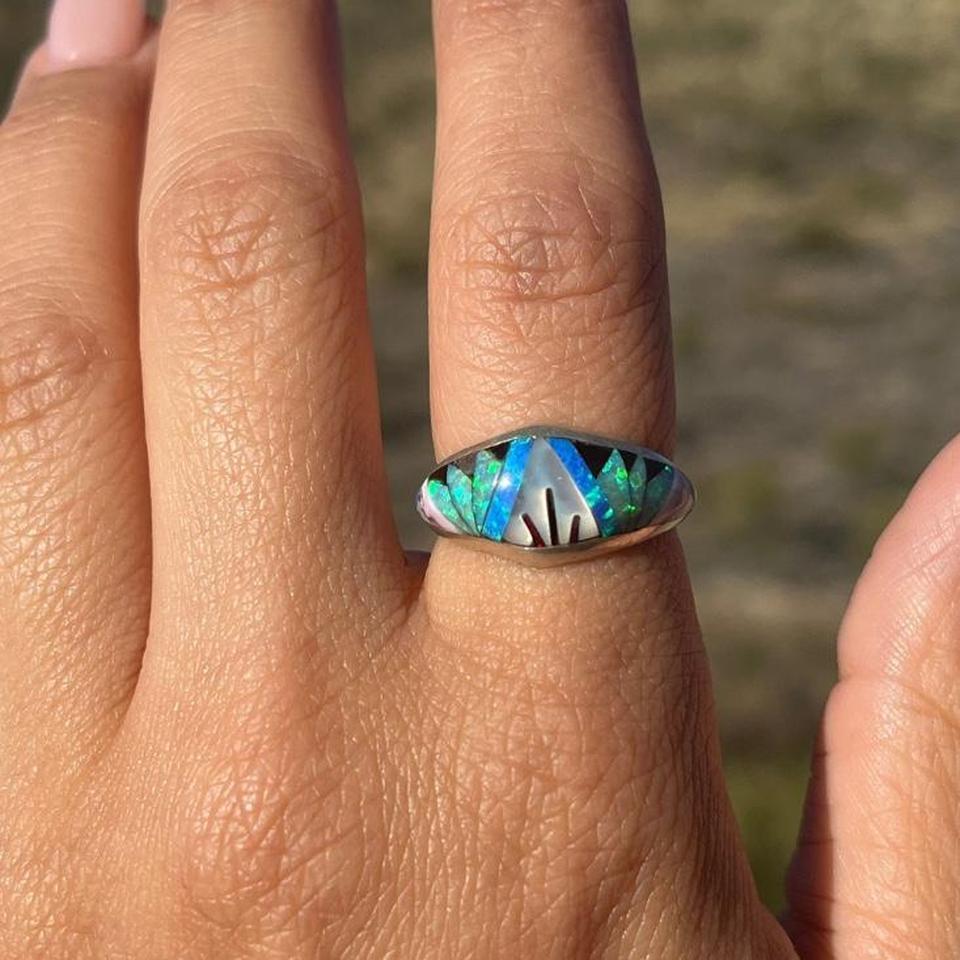 Zuni Micro Inlay Ring Size