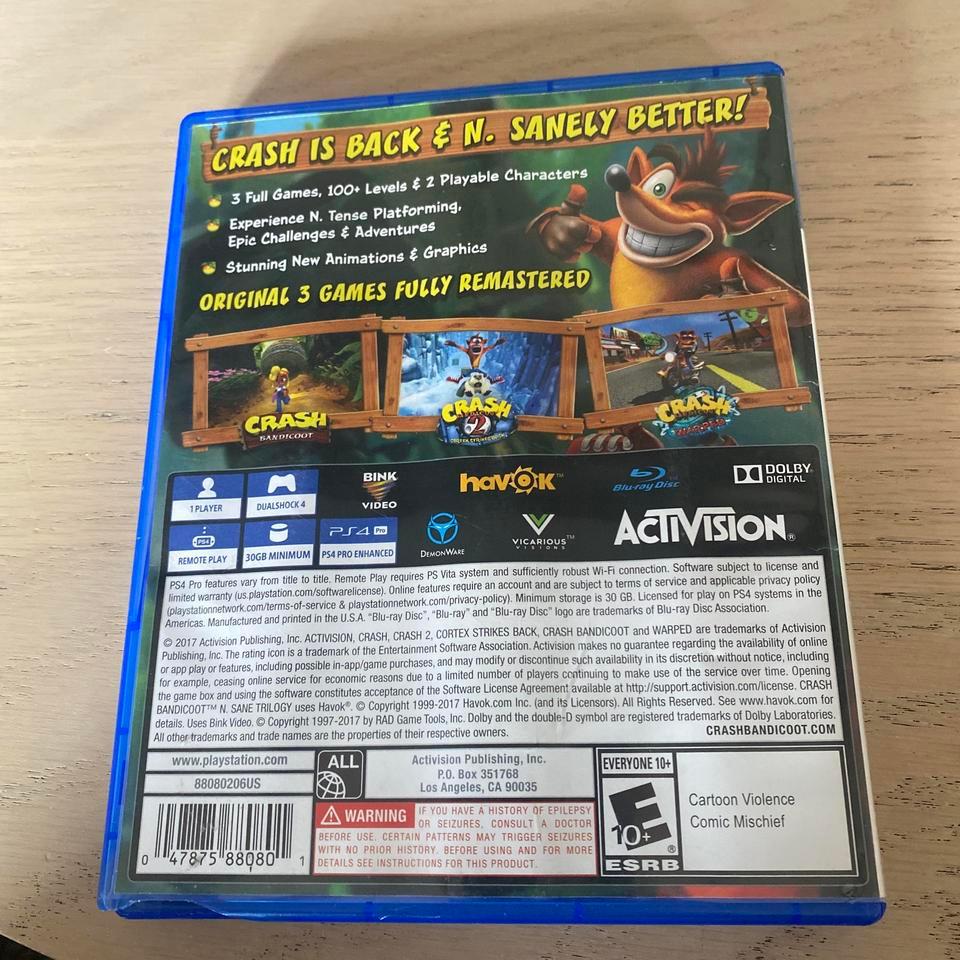 Crash Bandicoot N Sane Trilogy 0695 3
