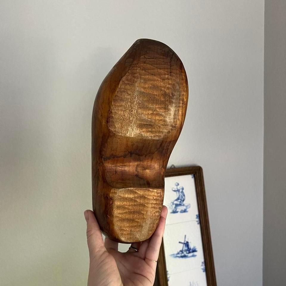 Large Vintage Hand Carved Wooden 15b2 6