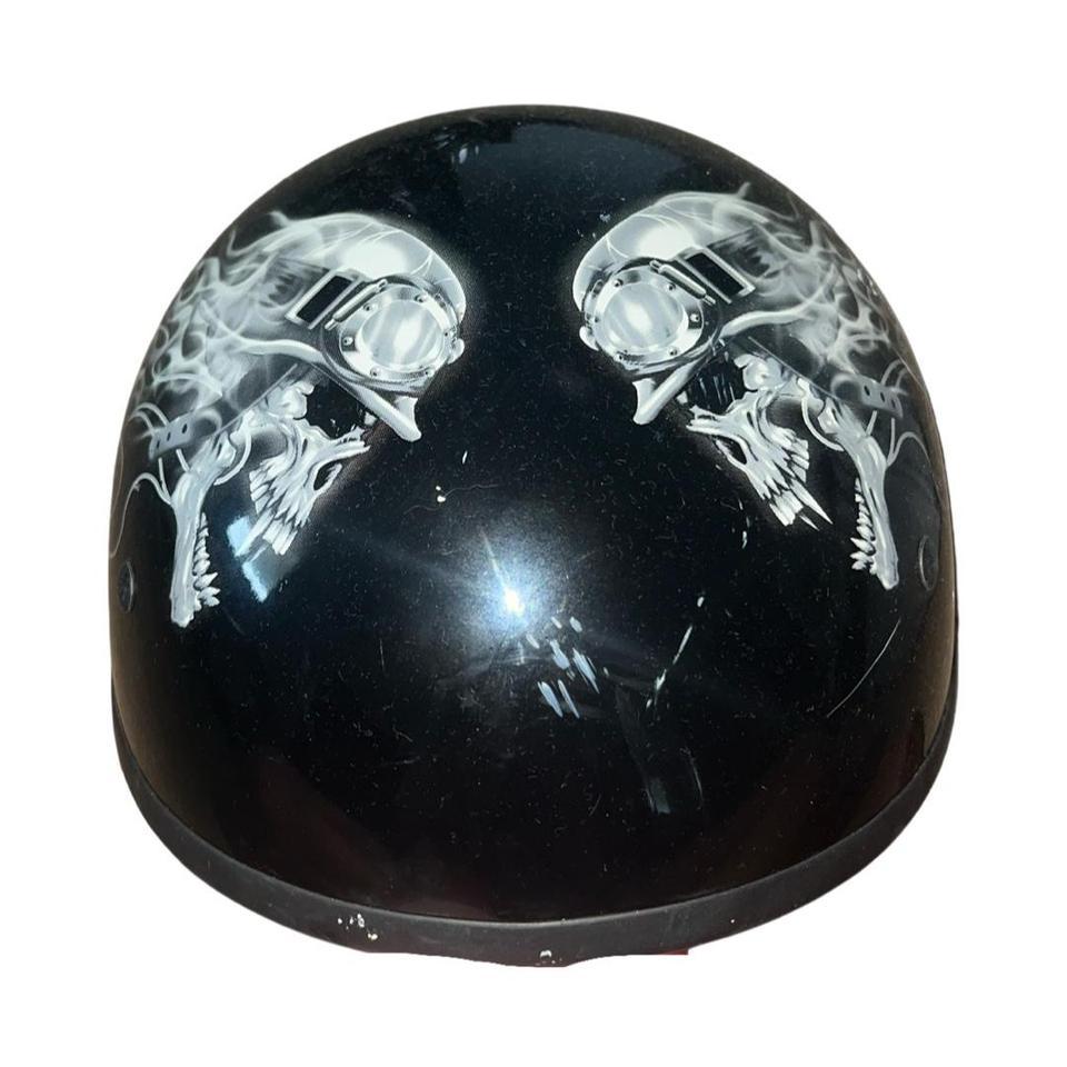 Vintage Harley Davidson Helmet Skull