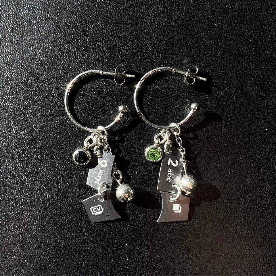The Dial Up Earrings Handmade