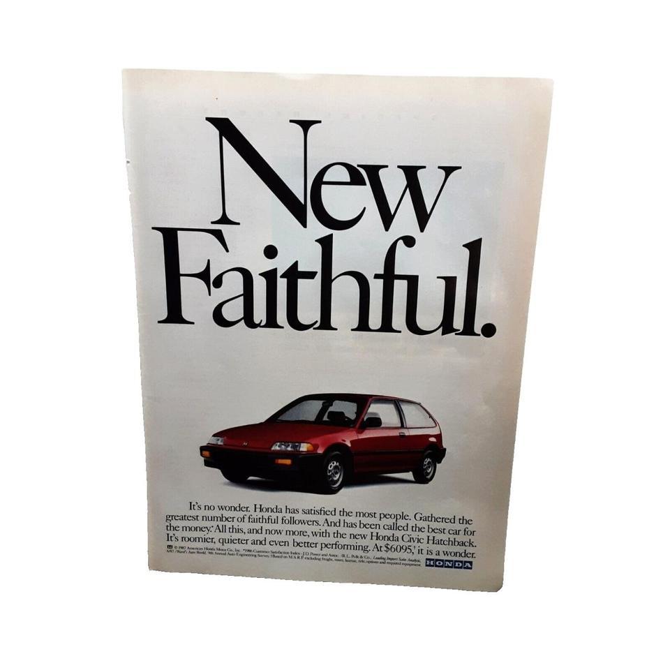 1987 Honda Civic Hatchback Car
