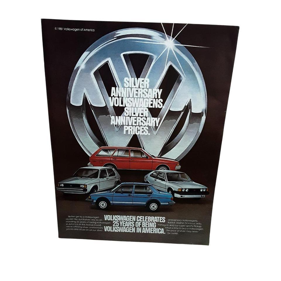 1981 Volkswagen 25th Anniversary Ad