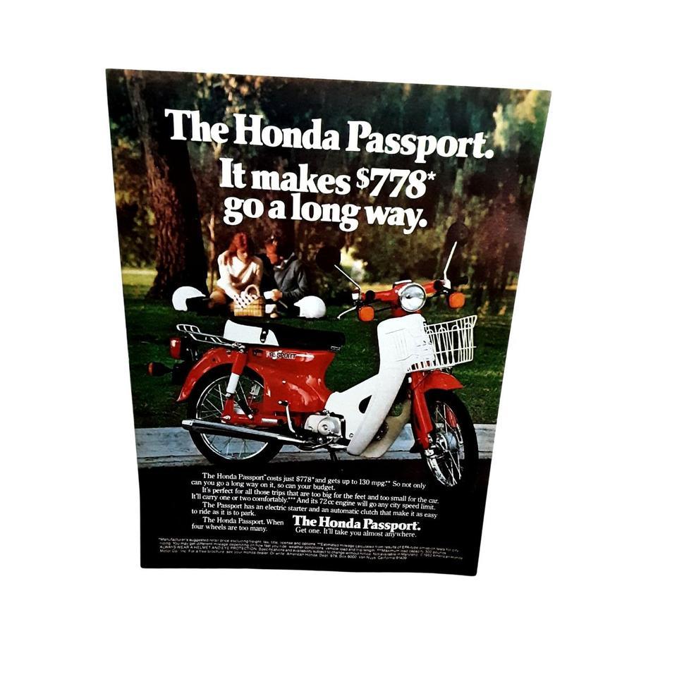 1982 Honda Passport Motorcycle Ad