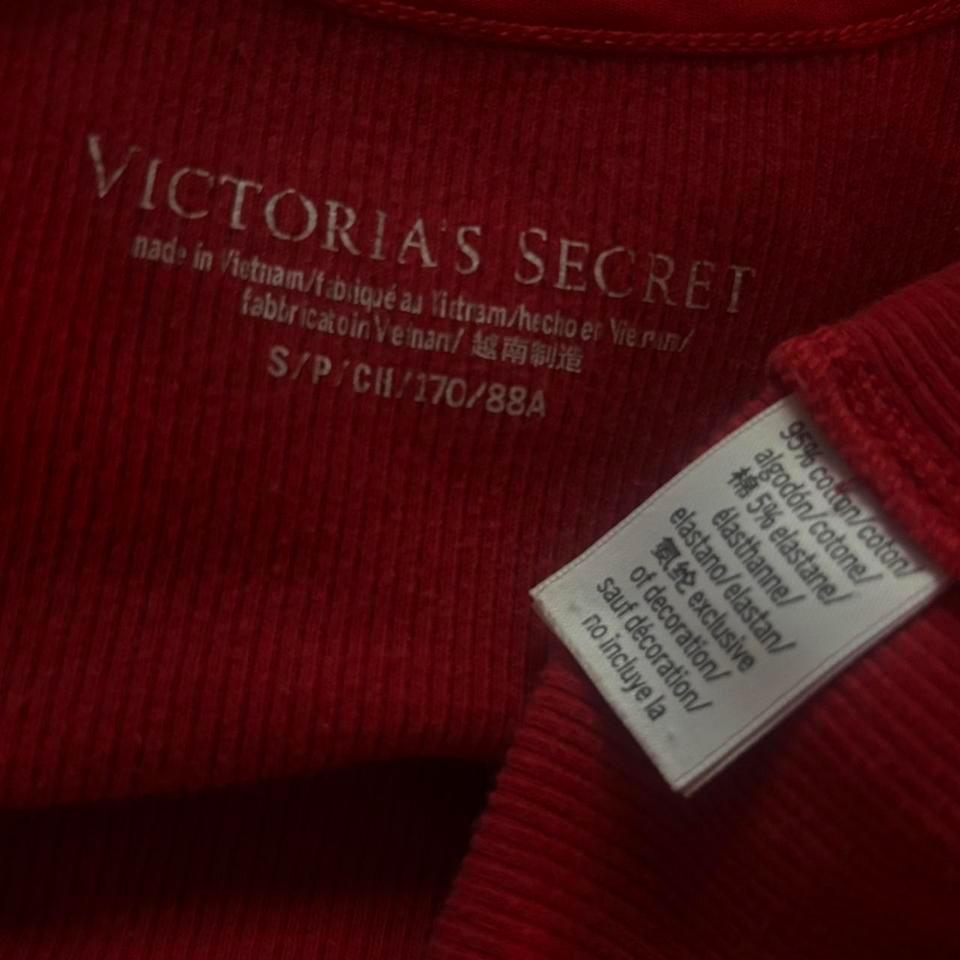 Y2k Victorias Secret Red Tank 3